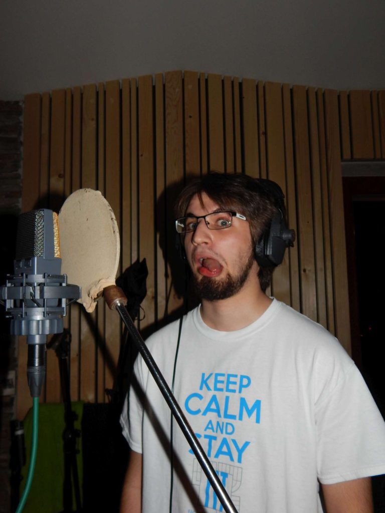 Nahrávání ve studiu - Album "Ty Picho..." [10] - Kervežekson (crossover kapela z Prostějova)